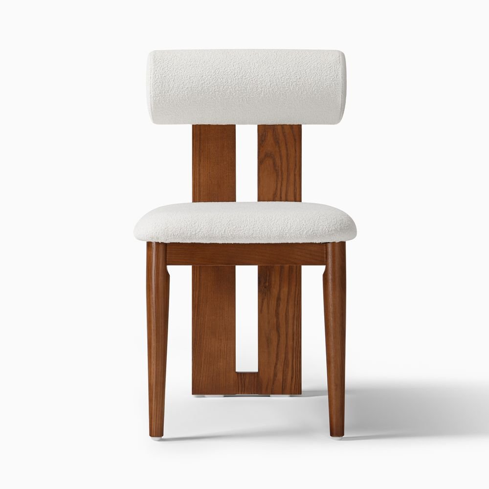 Nuvra Bouclé Dining Chairs (Set of 2) - Exclusivia