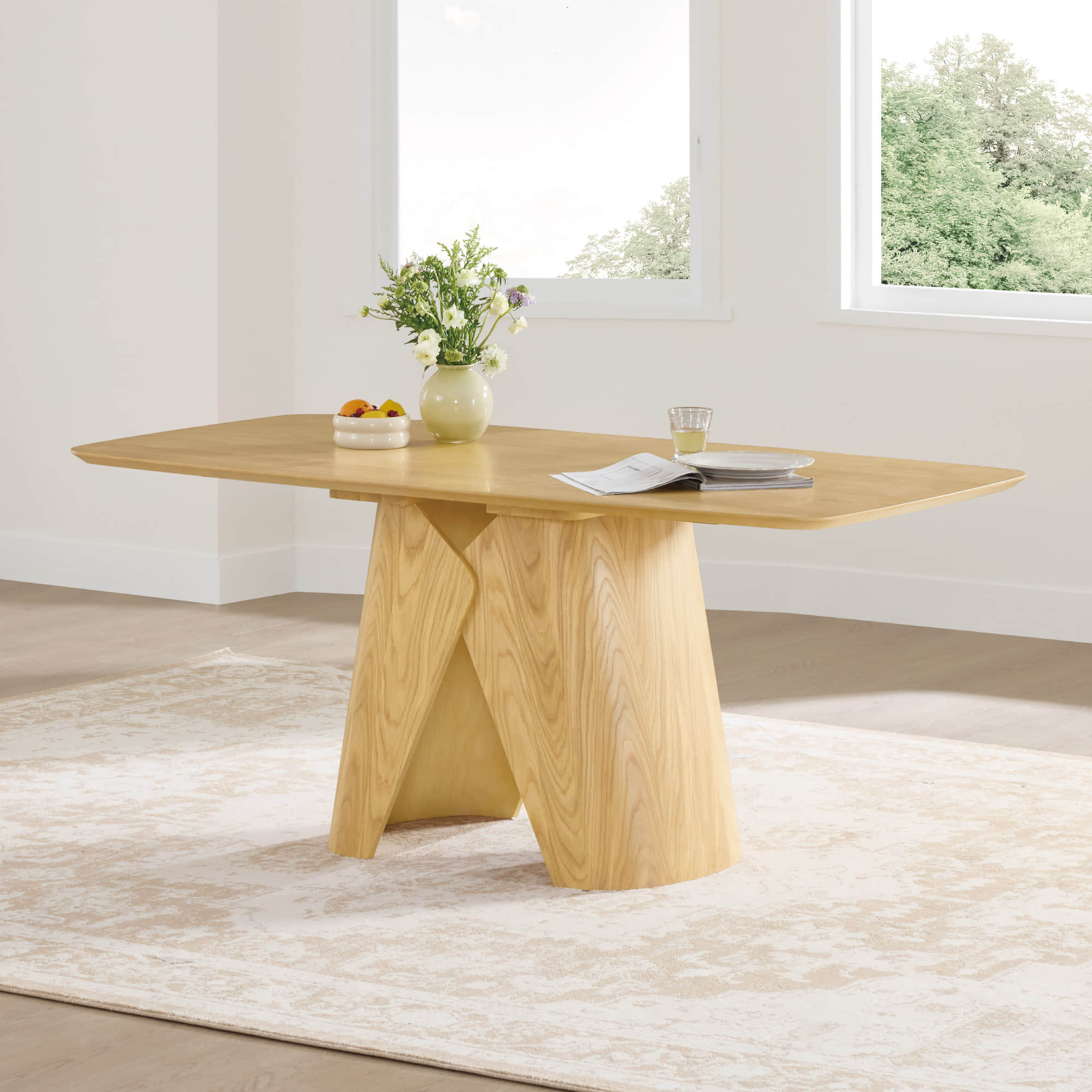 Elara Sculptural Dining Table