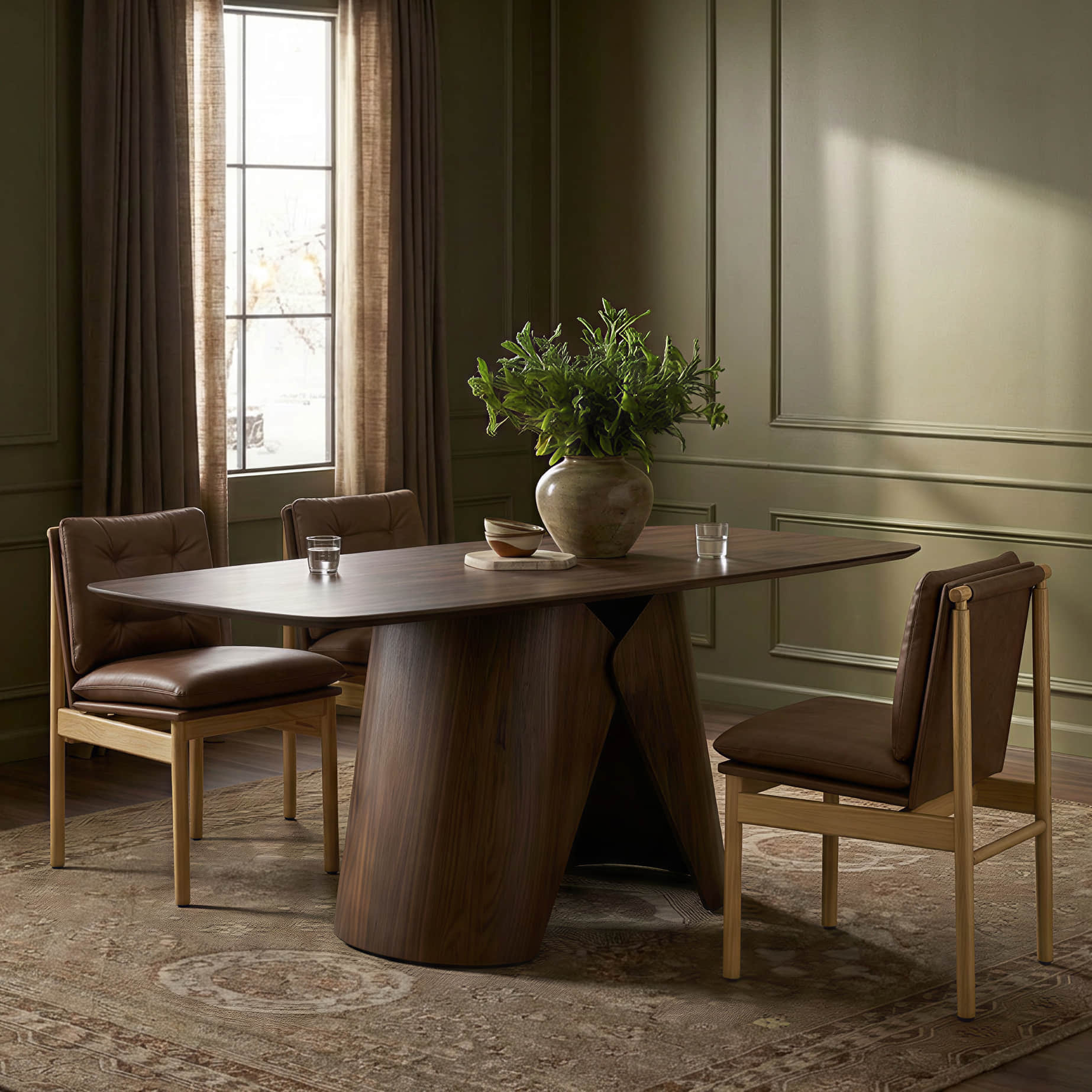 Elara Sculptural Dining Table