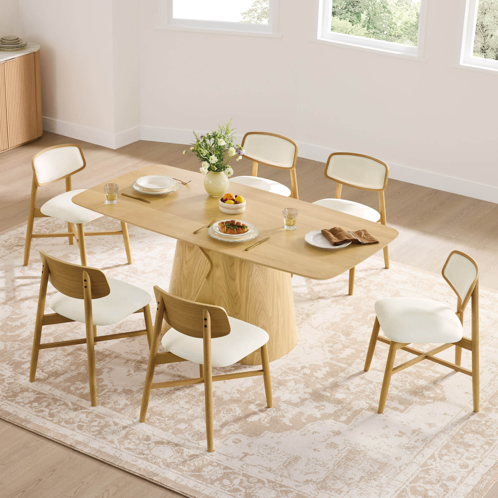 Elara Sculptural Dining Table