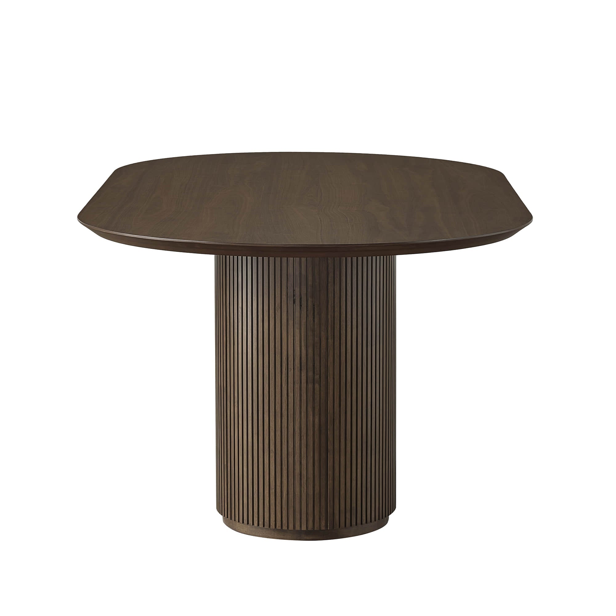 Corvina Oval Fluted Dining Table
