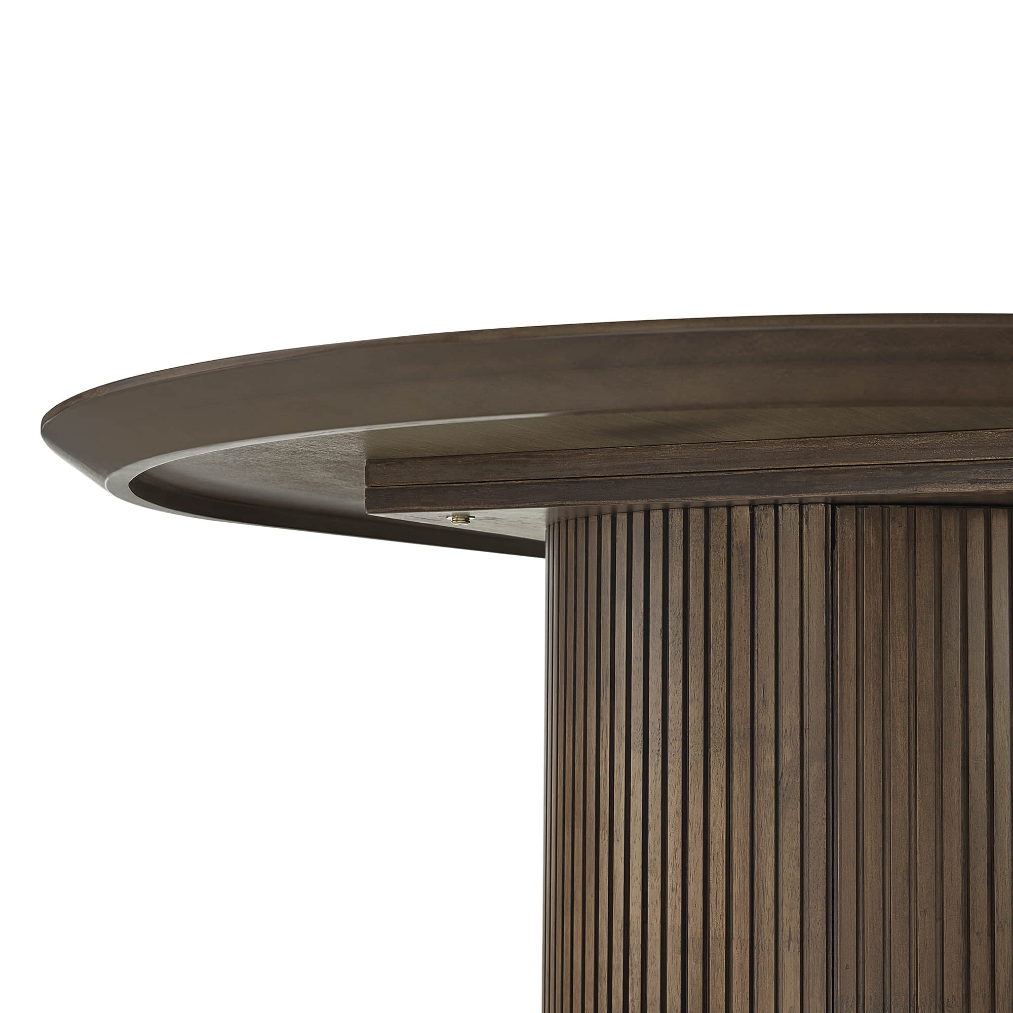 Corvina Oval Fluted Dining Table