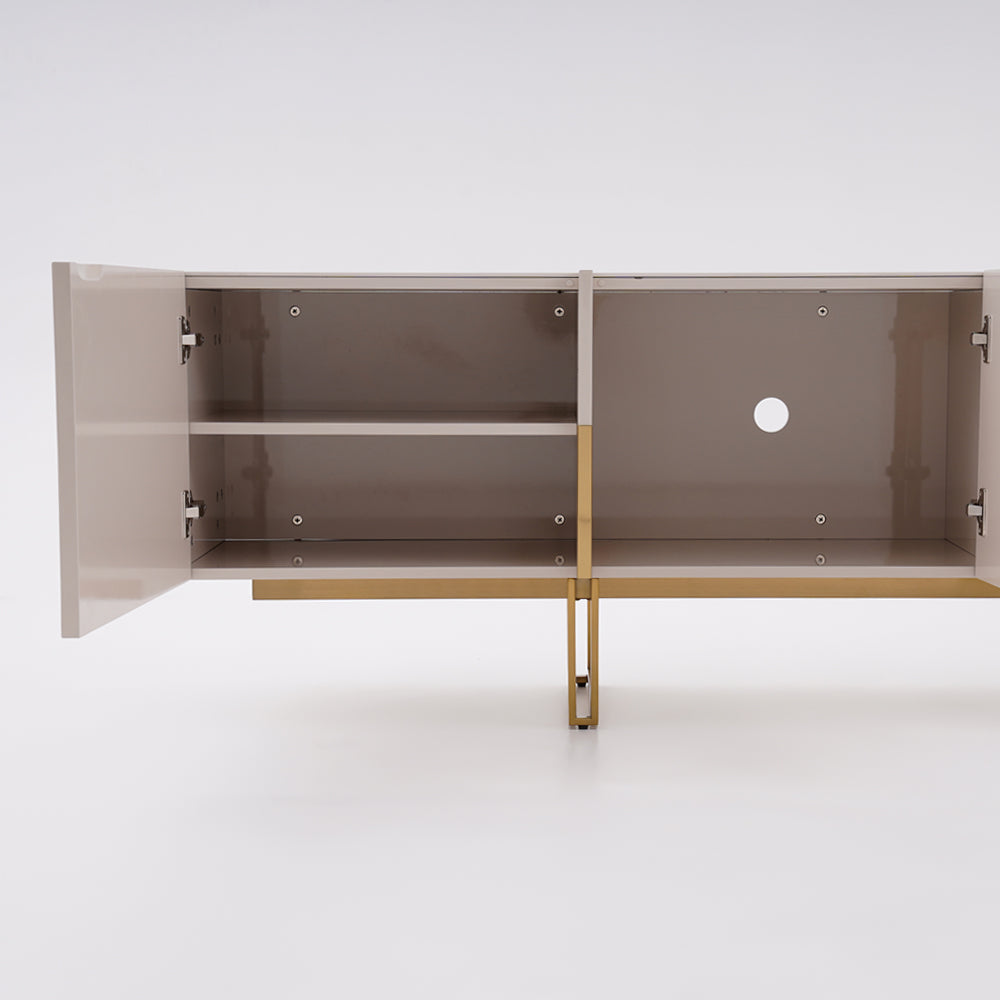 Auro Sintered Stone Fluted TV Console