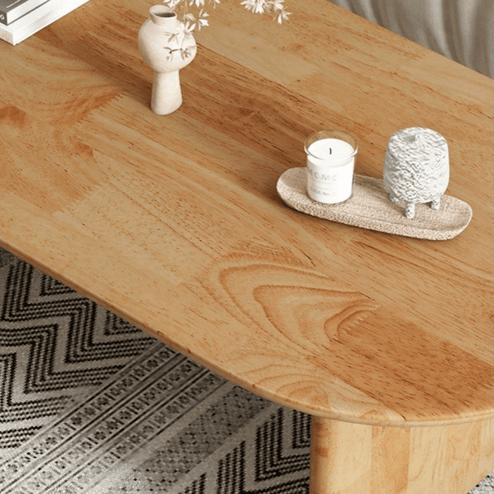 Oka Japandi Solid Wood Coffee Table - Exclusivia
