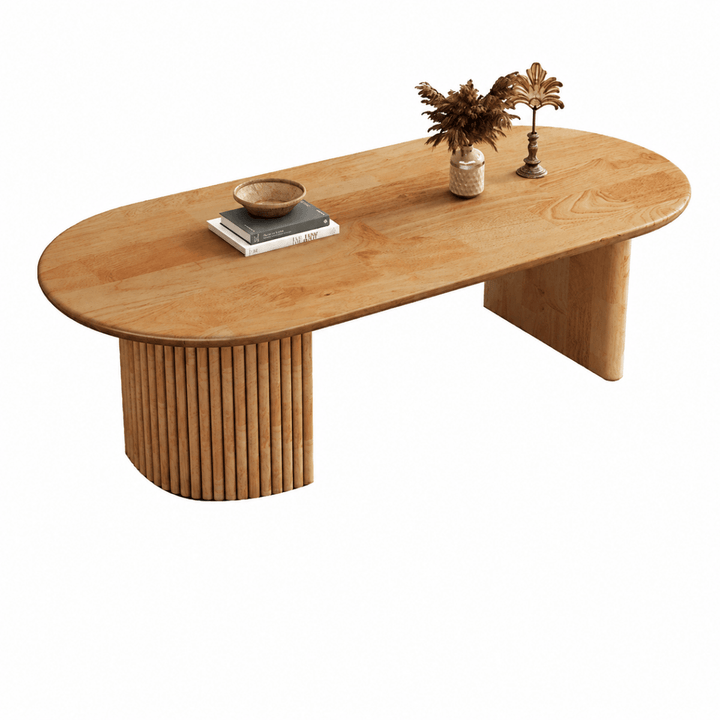 Oka Japandi Solid Wood Coffee Table - Exclusivia
