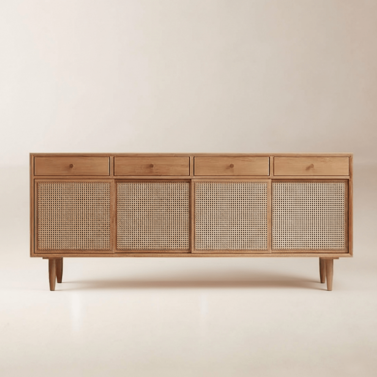 OLIVER Rattan Shoe Cabinet Sideboard Drawer - Exclusivia
