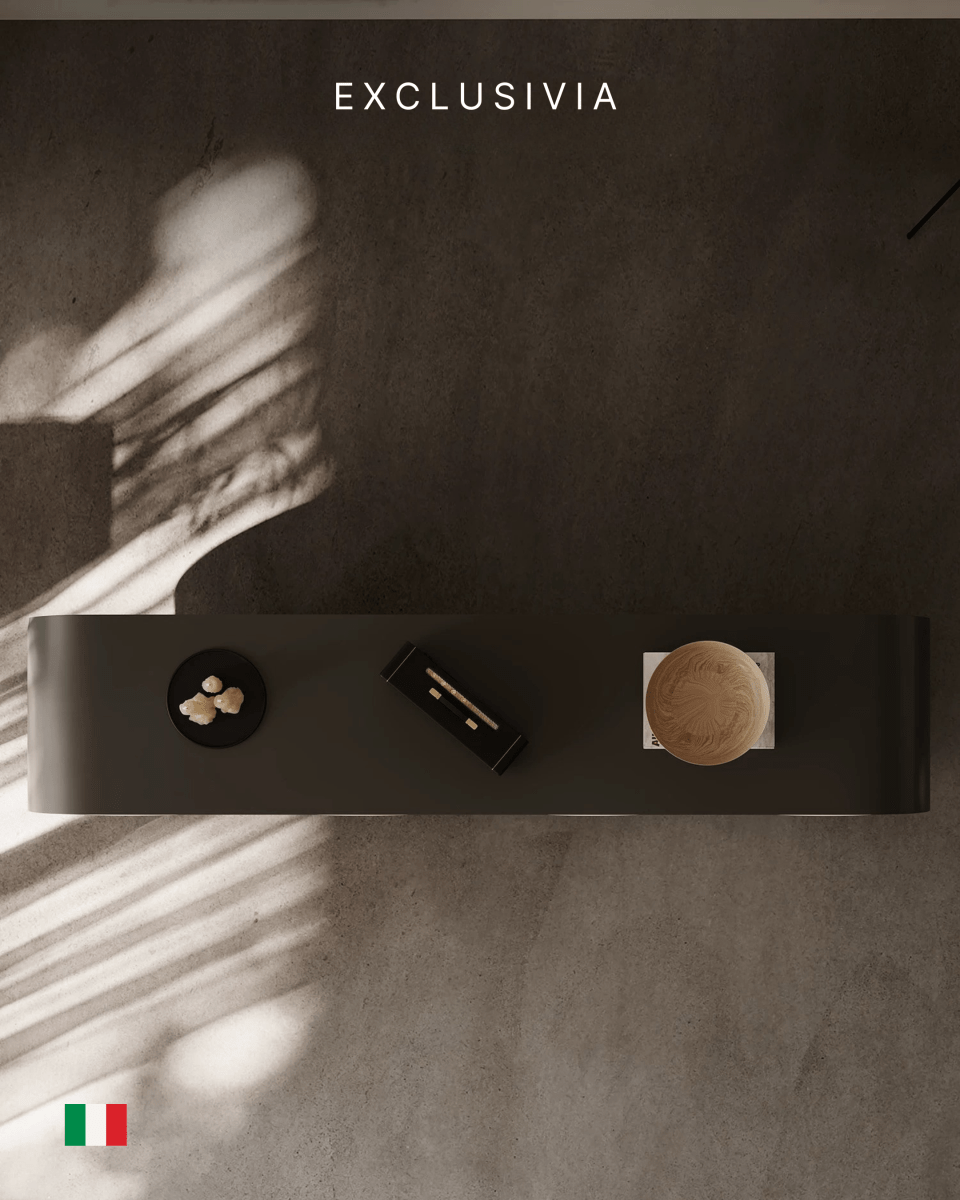 ONDÉLLO Italian Sculpted TV Console - Exclusivia