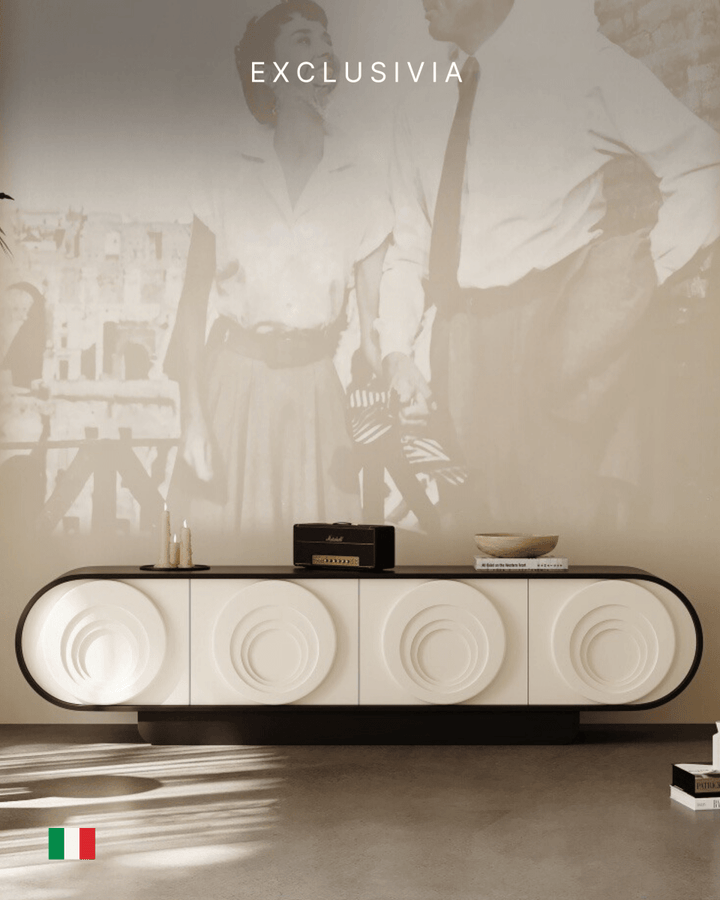 ONDÉLLO Italian Sculpted TV Console - Exclusivia