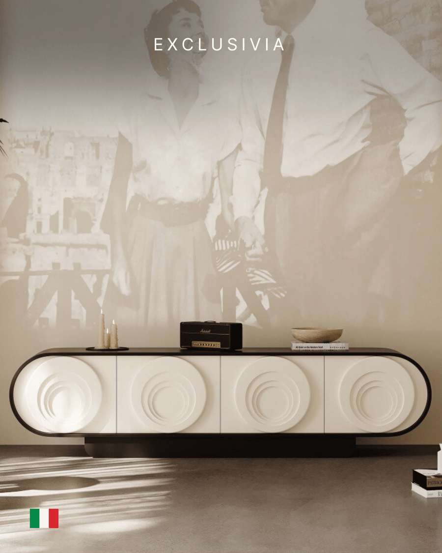 ONDÉLLO Italian Sculpted TV Console - Exclusivia