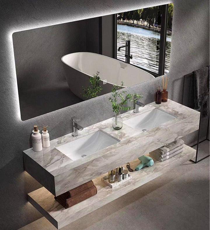 Onyx Modern Sintered Stone Vanity Sink - Exclusivia
