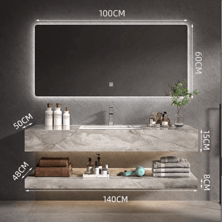 Onyx Modern Sintered Stone Vanity Sink - Exclusivia