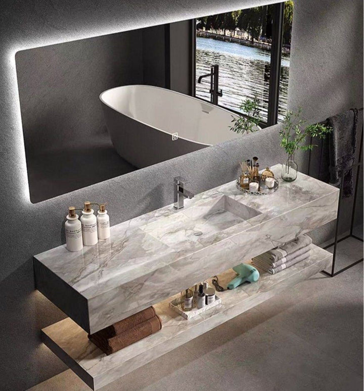 Onyx Modern Sintered Stone Vanity Sink - Exclusivia