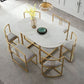 ORDNA Modern Sintered Stone Dining Table Set - Exclusivia