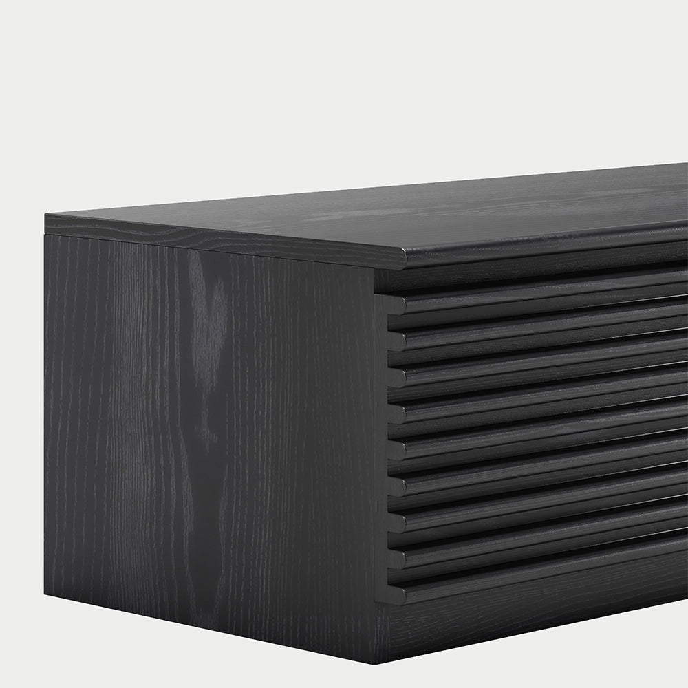 Orion Minimalist Fluted TV Console - Exclusivia