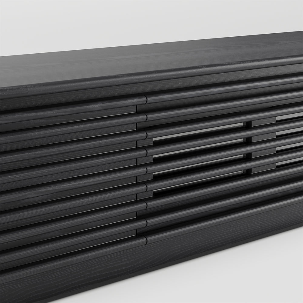 Orion Minimalist Fluted TV Console - Exclusivia