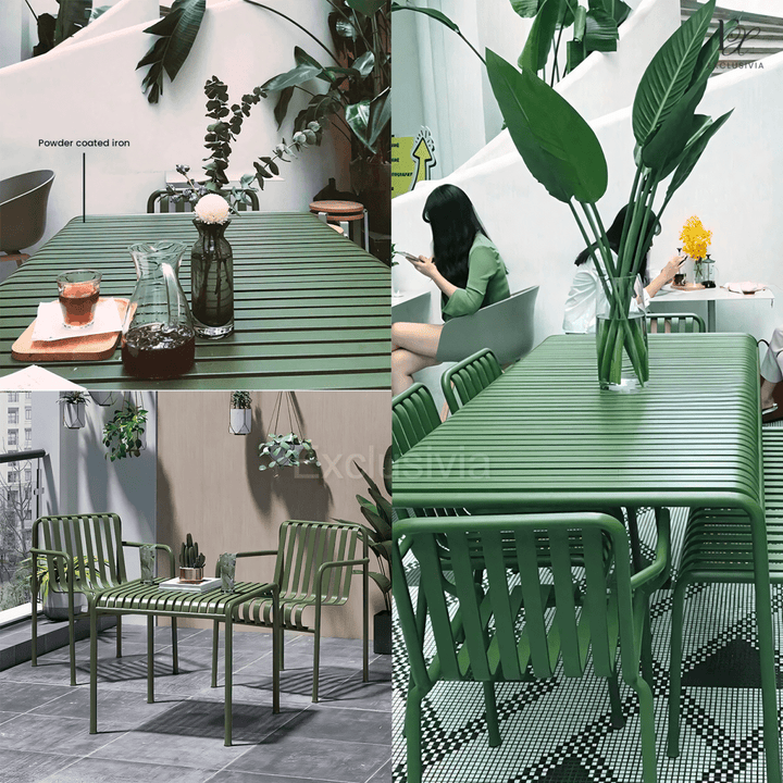 ORION Outdoor Dining Table & Chairs - Exclusivia