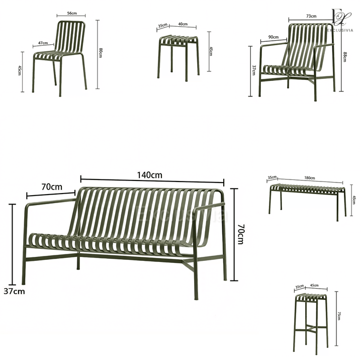 ORION Outdoor Dining Table & Chairs - Exclusivia