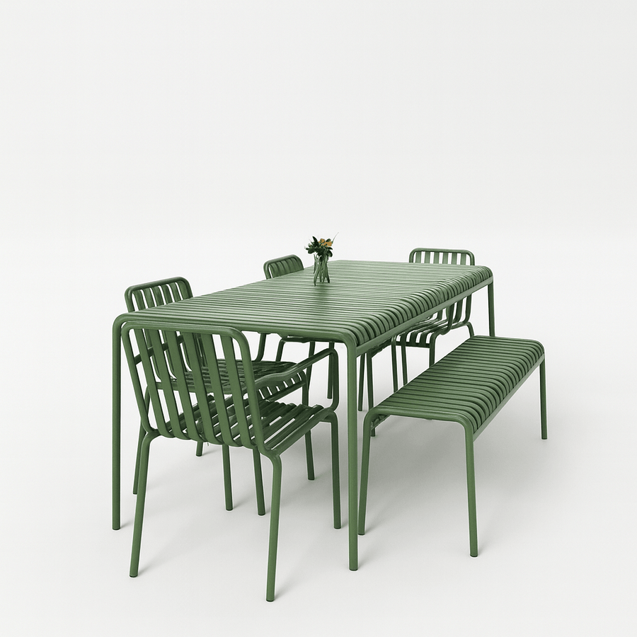 ORION Outdoor Dining Table & Chairs - Exclusivia
