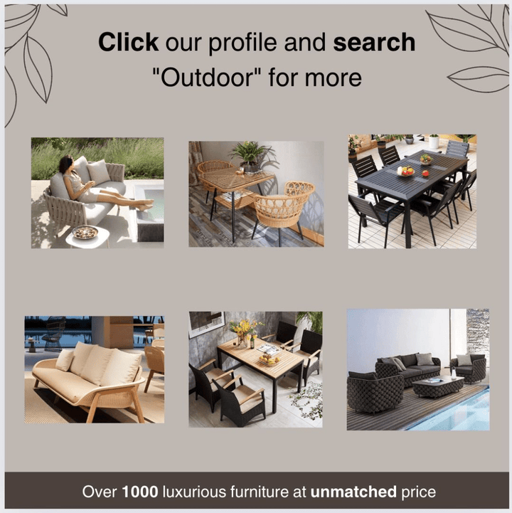 ORION Outdoor Dining Table & Chairs - Exclusivia