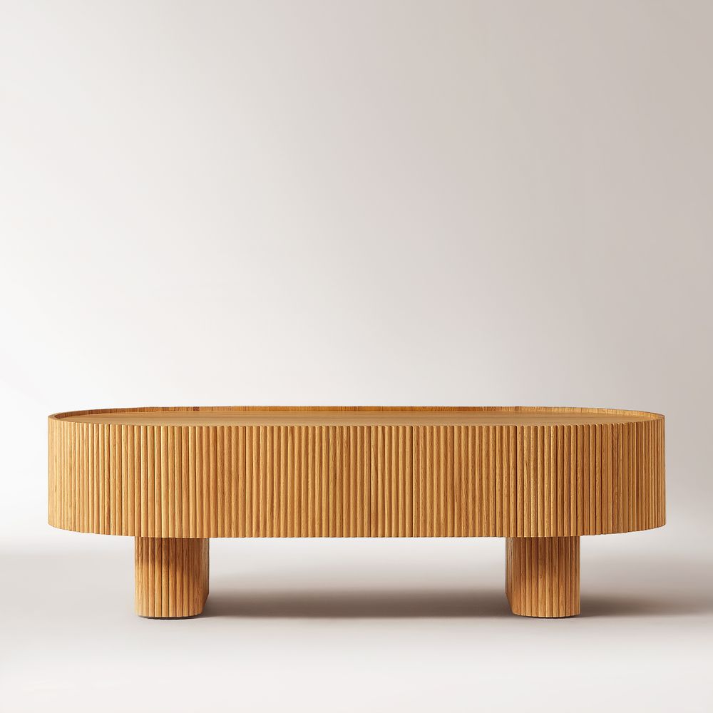 Orlen Oak Coffee Table, 140cm - Exclusivia