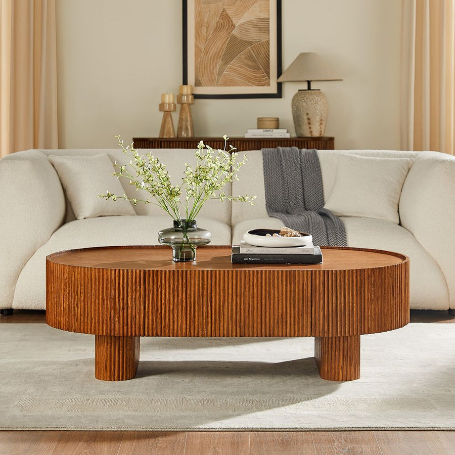 Orlen Oak Coffee Table, 140cm - Exclusivia