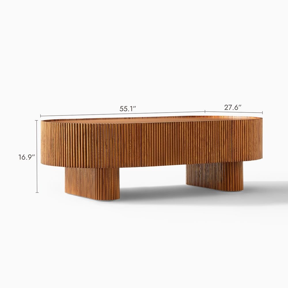 Orlen Oak Coffee Table, 140cm - Exclusivia