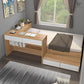 OSAKA Wood Storage Platform Bed - Exclusivia