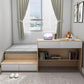 OSAKA Wood Storage Platform Bed - Exclusivia