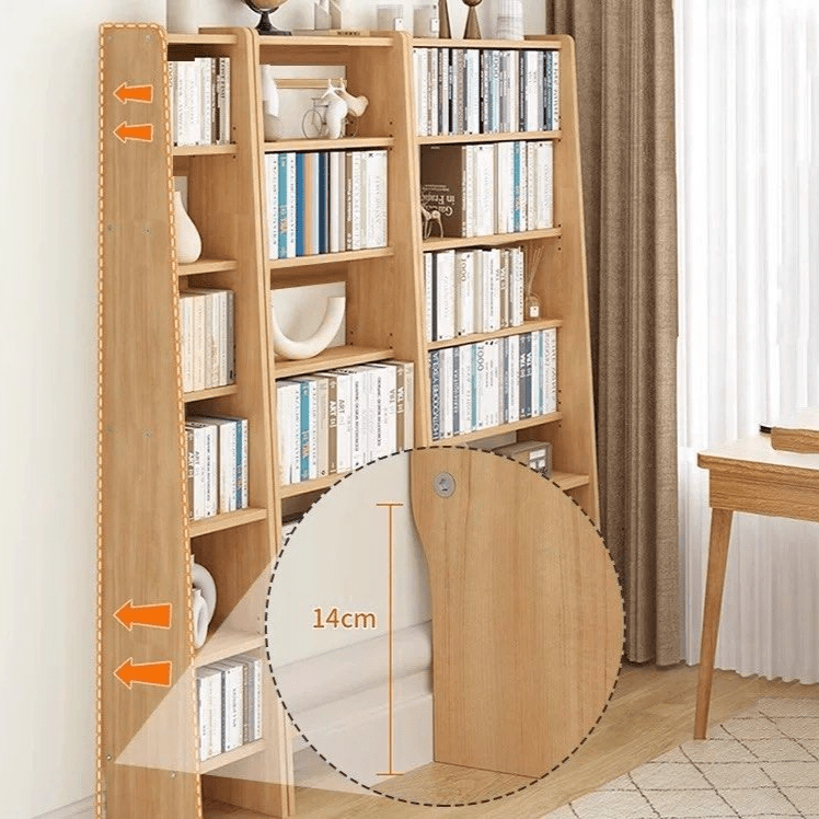Oskar Scandinavian Solid Wood Bookshelf - Exclusivia