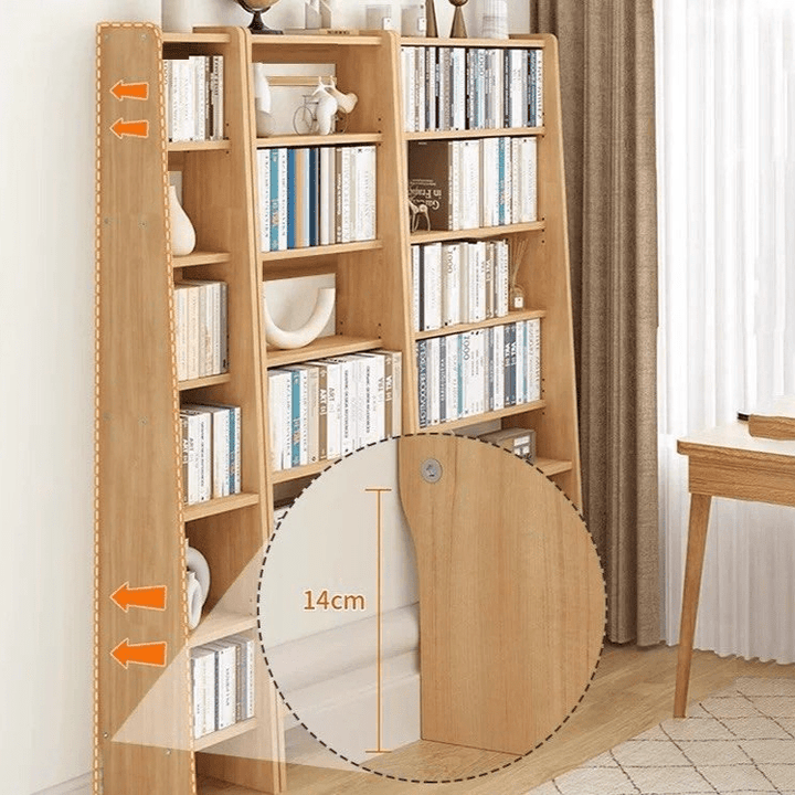 Oskar Scandinavian Solid Wood Bookshelf - Exclusivia