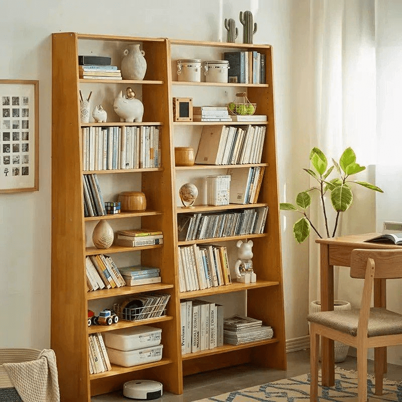 Oskar Scandinavian Solid Wood Bookshelf - Exclusivia