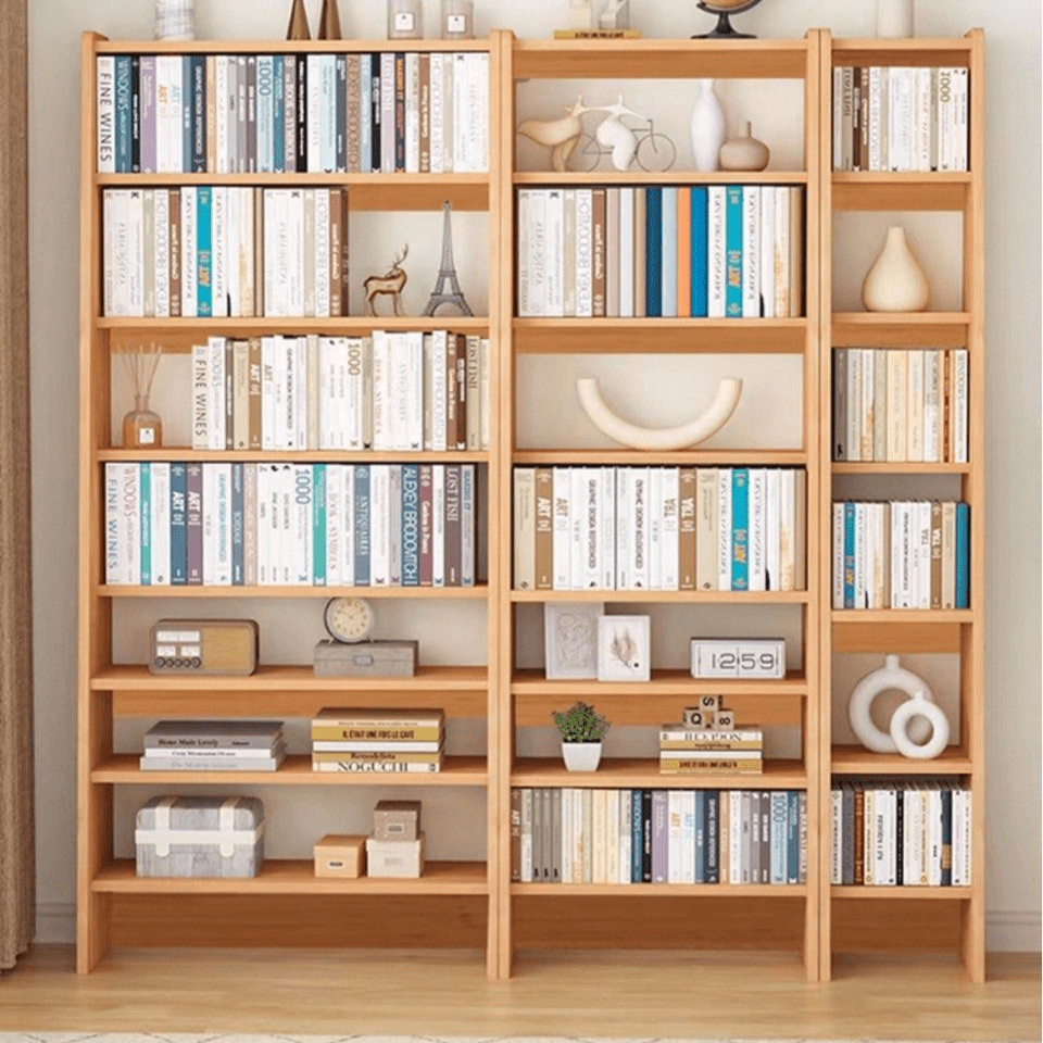 Oskar Scandinavian Solid Wood Bookshelf - Exclusivia