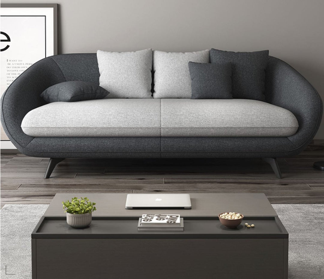 Pebble Modern Fabric Sofa - Exclusivia