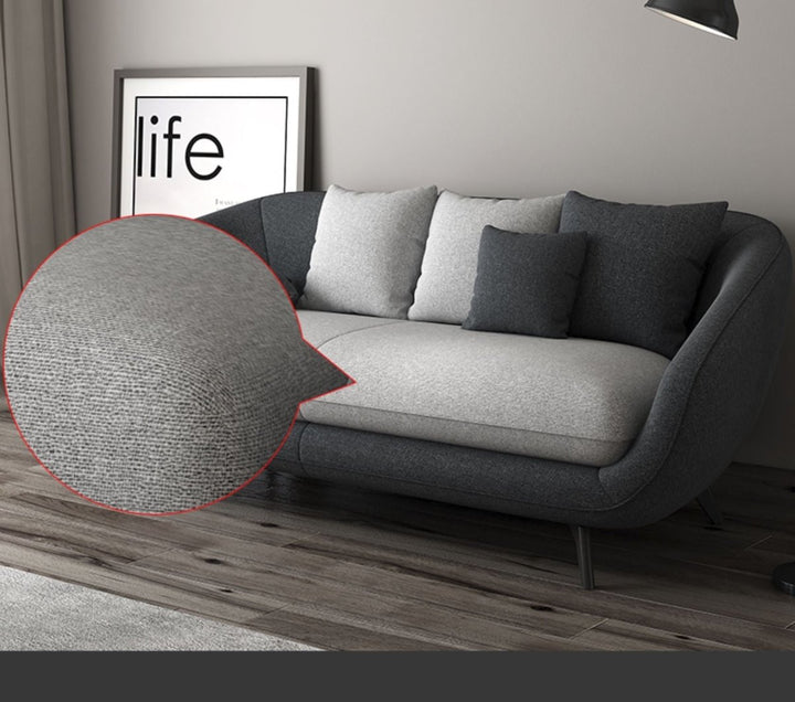 Pebble Modern Fabric Sofa - Exclusivia
