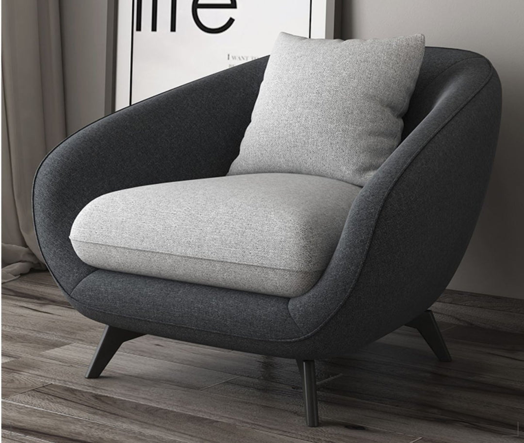 Pebble Modern Fabric Sofa - Exclusivia