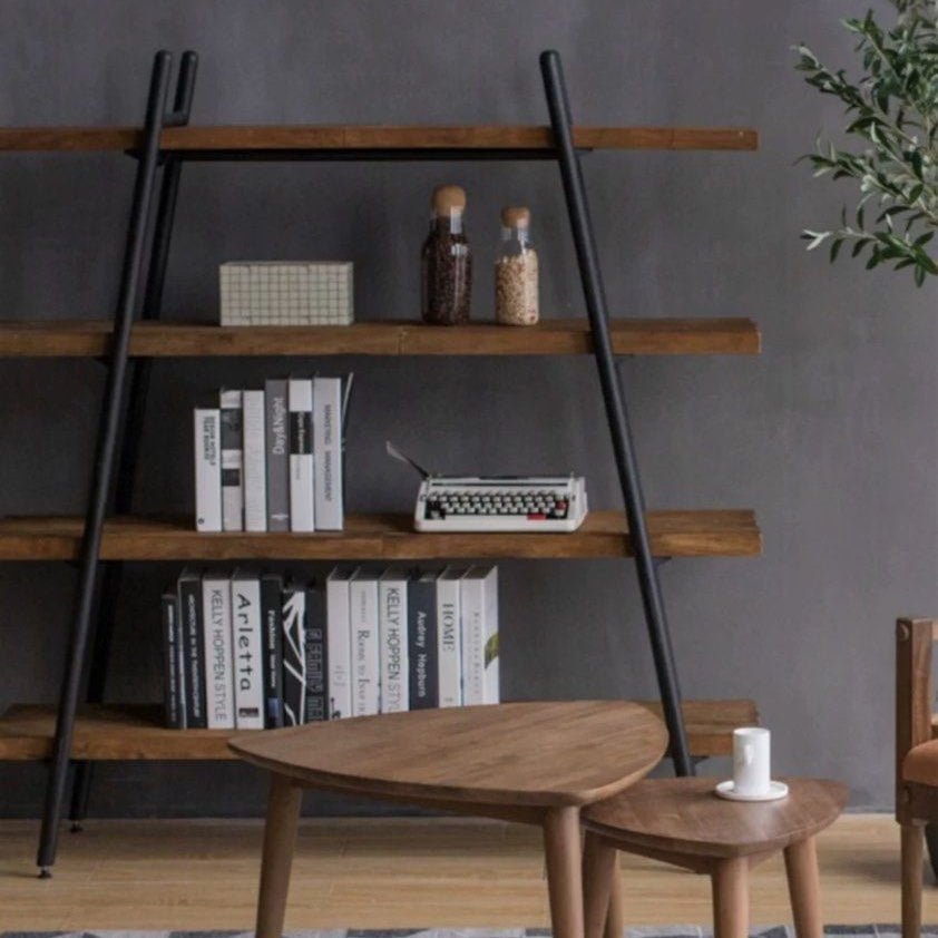 Petra Rustic Solid Wood Display Shelf - Exclusivia