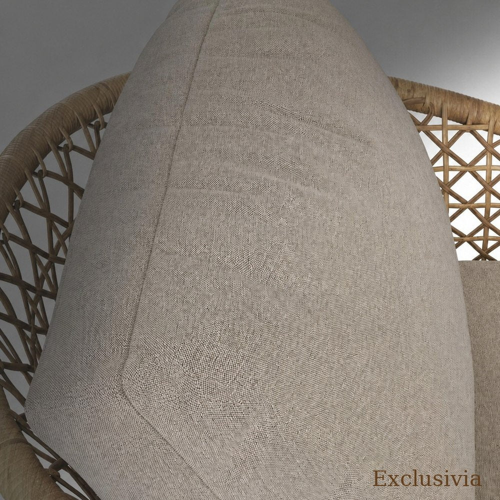 Solara Outdoor Lounge Chair Set — Khaki & Brown (Set of 2) - Exclusivia