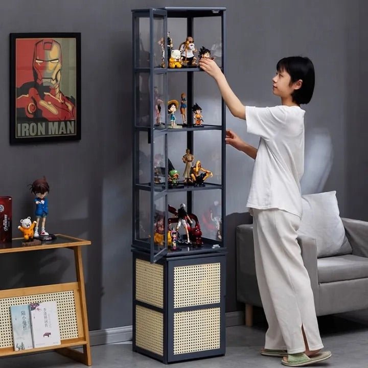 PIVOT Modern Rotating Display Cabinet - Exclusivia
