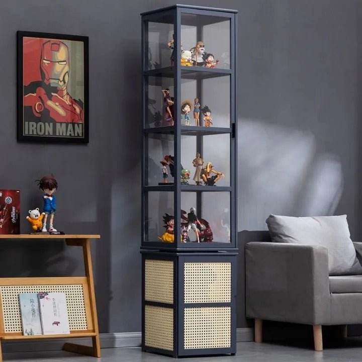 PIVOT Modern Rotating Display Cabinet - Exclusivia