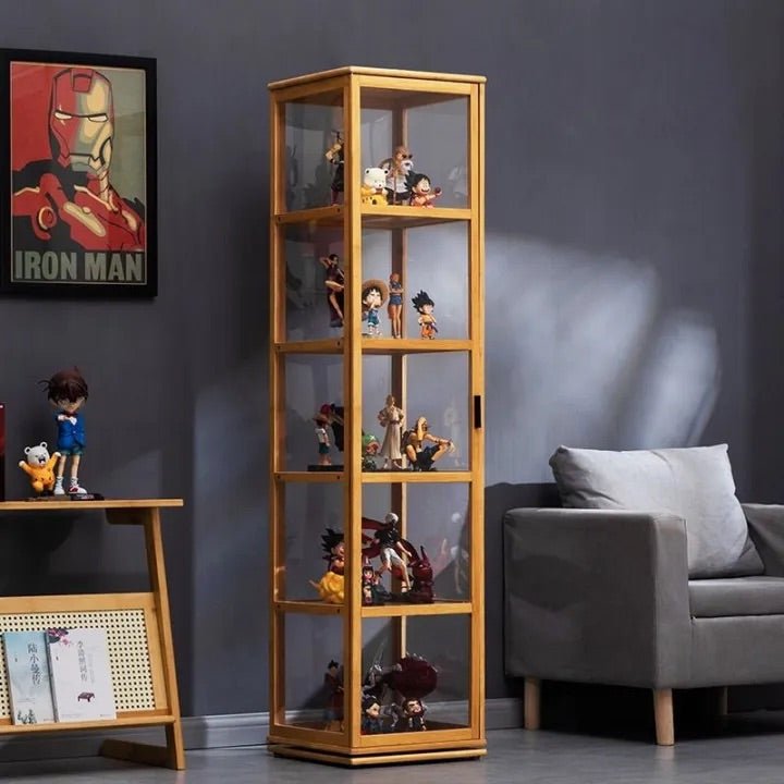 PIVOT Modern Rotating Display Cabinet - Exclusivia