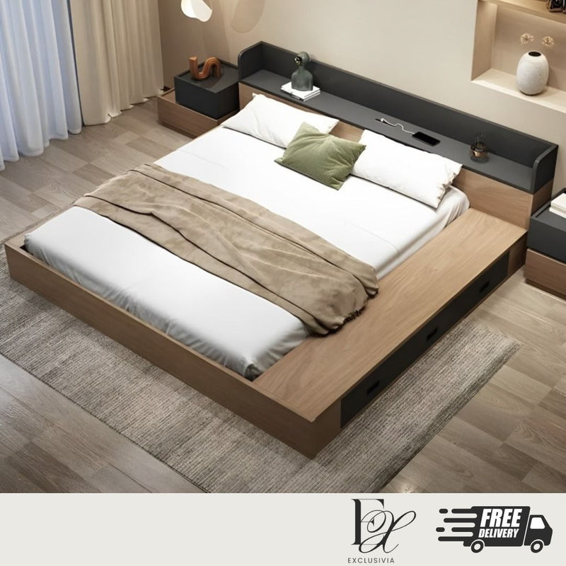 PREMIUM Bedframe Platform Storage - Exclusivia