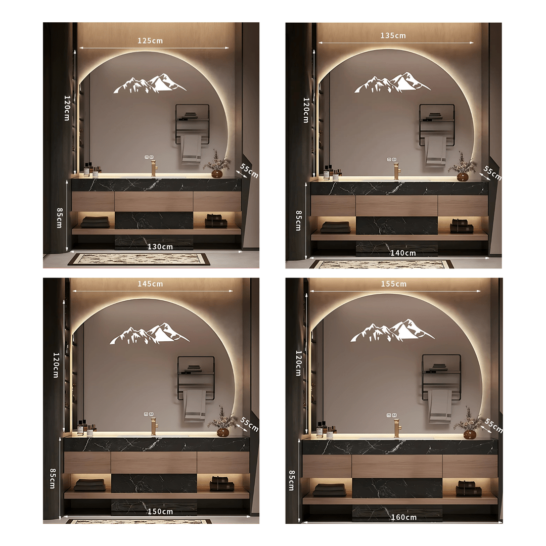 Prism Modern Bathroom Vanity Sink Smart Mirror - Exclusivia