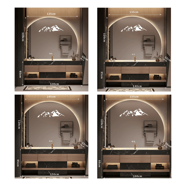 Prism Modern Bathroom Vanity Sink Smart Mirror - Exclusivia