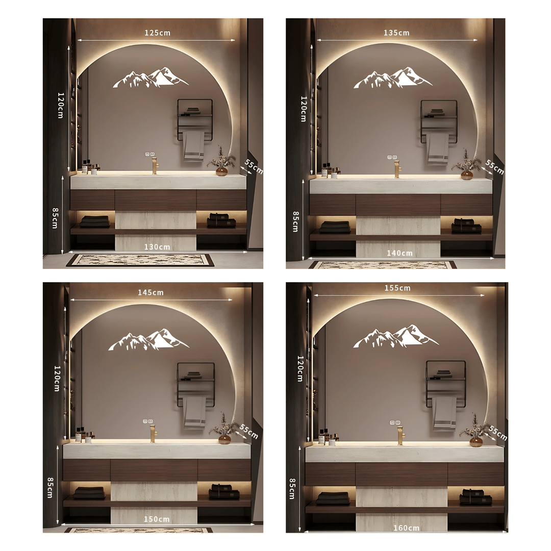 Prism Modern Bathroom Vanity Sink Smart Mirror - Exclusivia
