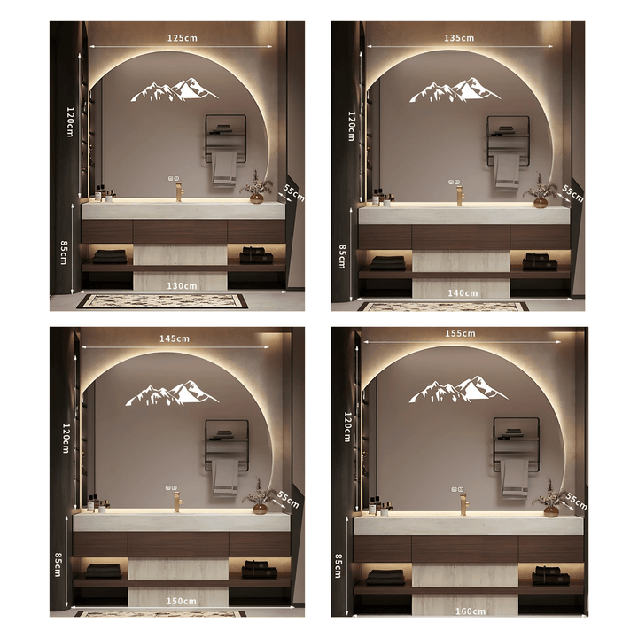 Prism Modern Bathroom Vanity Sink Smart Mirror - Exclusivia