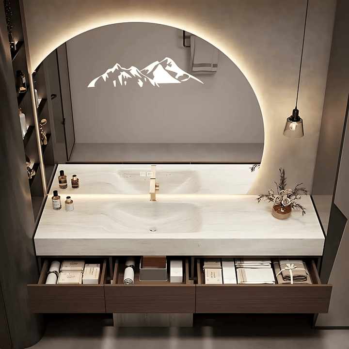 Prism Modern Bathroom Vanity Sink Smart Mirror - Exclusivia