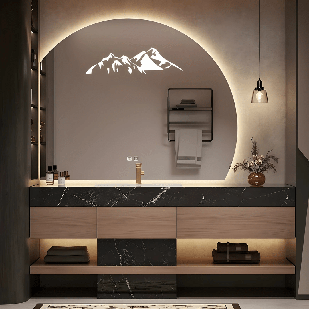 Prism Modern Bathroom Vanity Sink Smart Mirror - Exclusivia