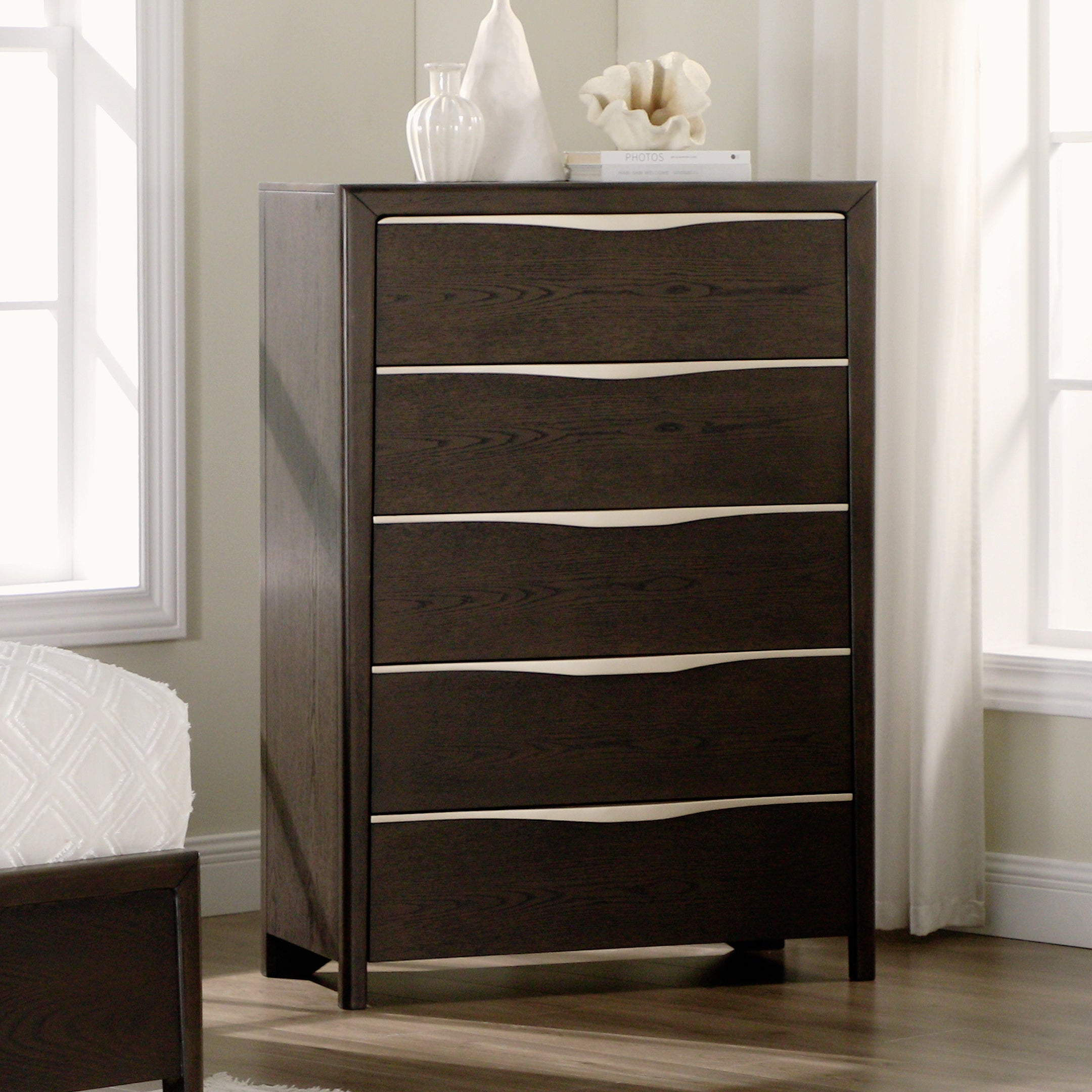 خزانة نيلز ذات 5 أدراج، 100 سم