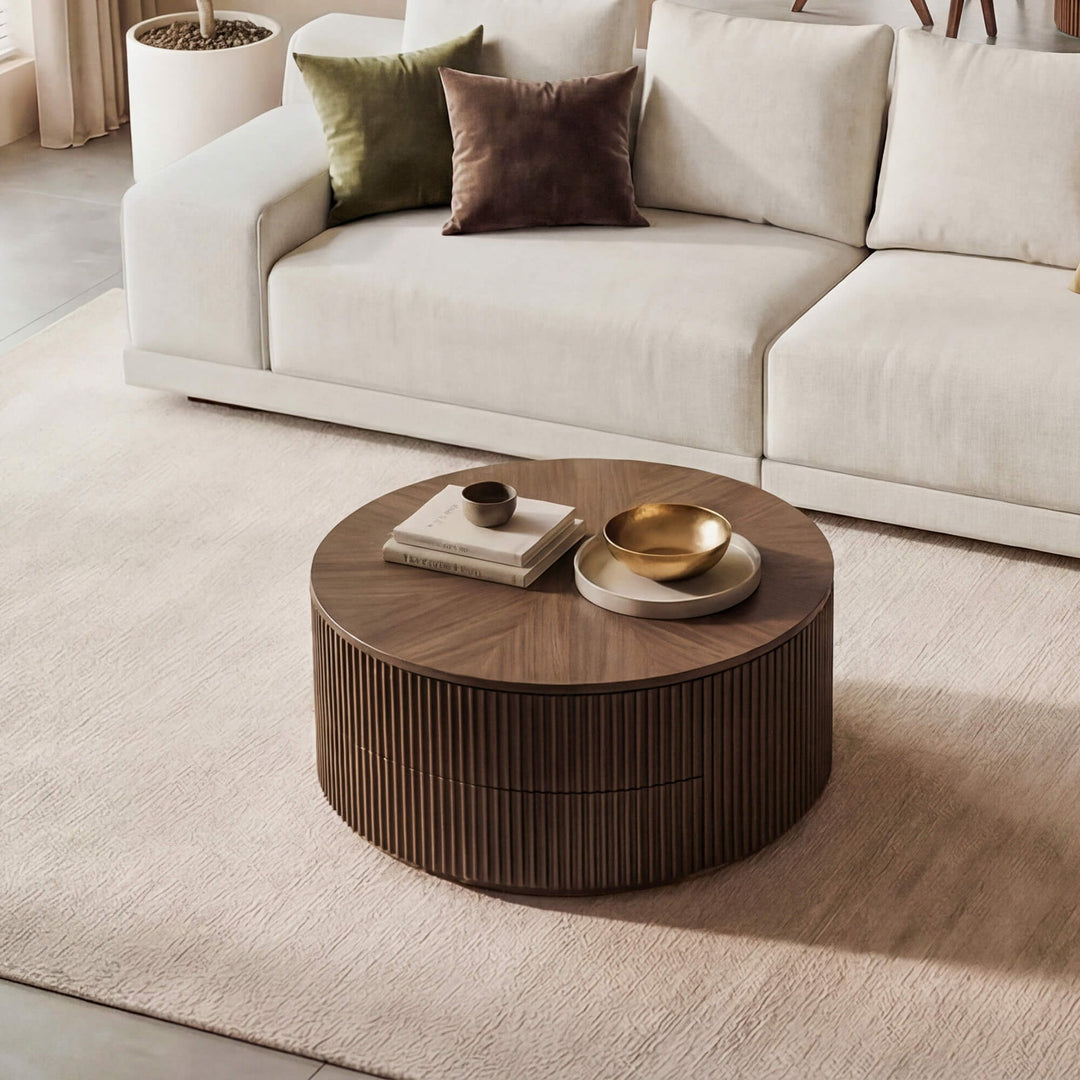 TOLVA Lifting Top Round Coffee Table