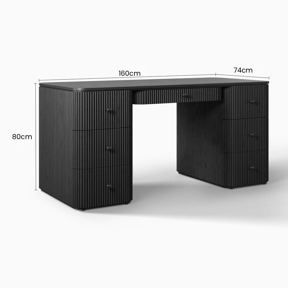 Raundal Desk, 160cm - Exclusivia